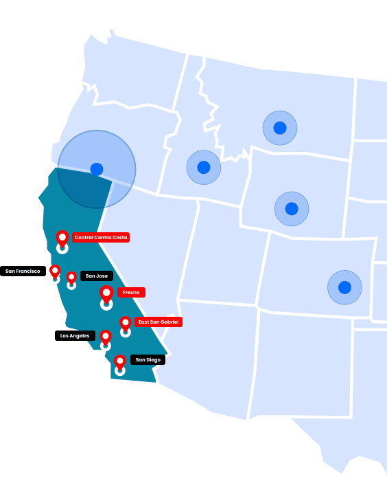 Medical Lien Management locations in California